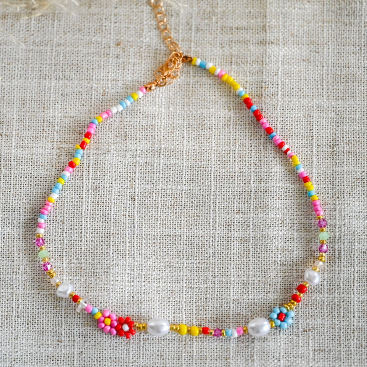 Colorful summer necklace