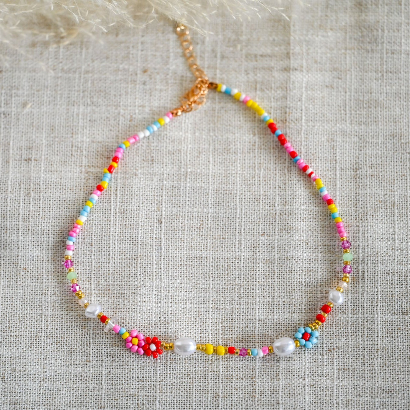 Colorful summer necklace