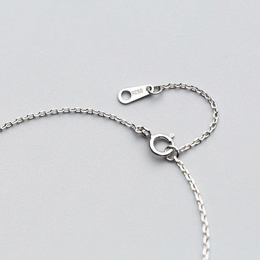 Chain bracelet "Flying Airplane" made of 925 silver, zircon