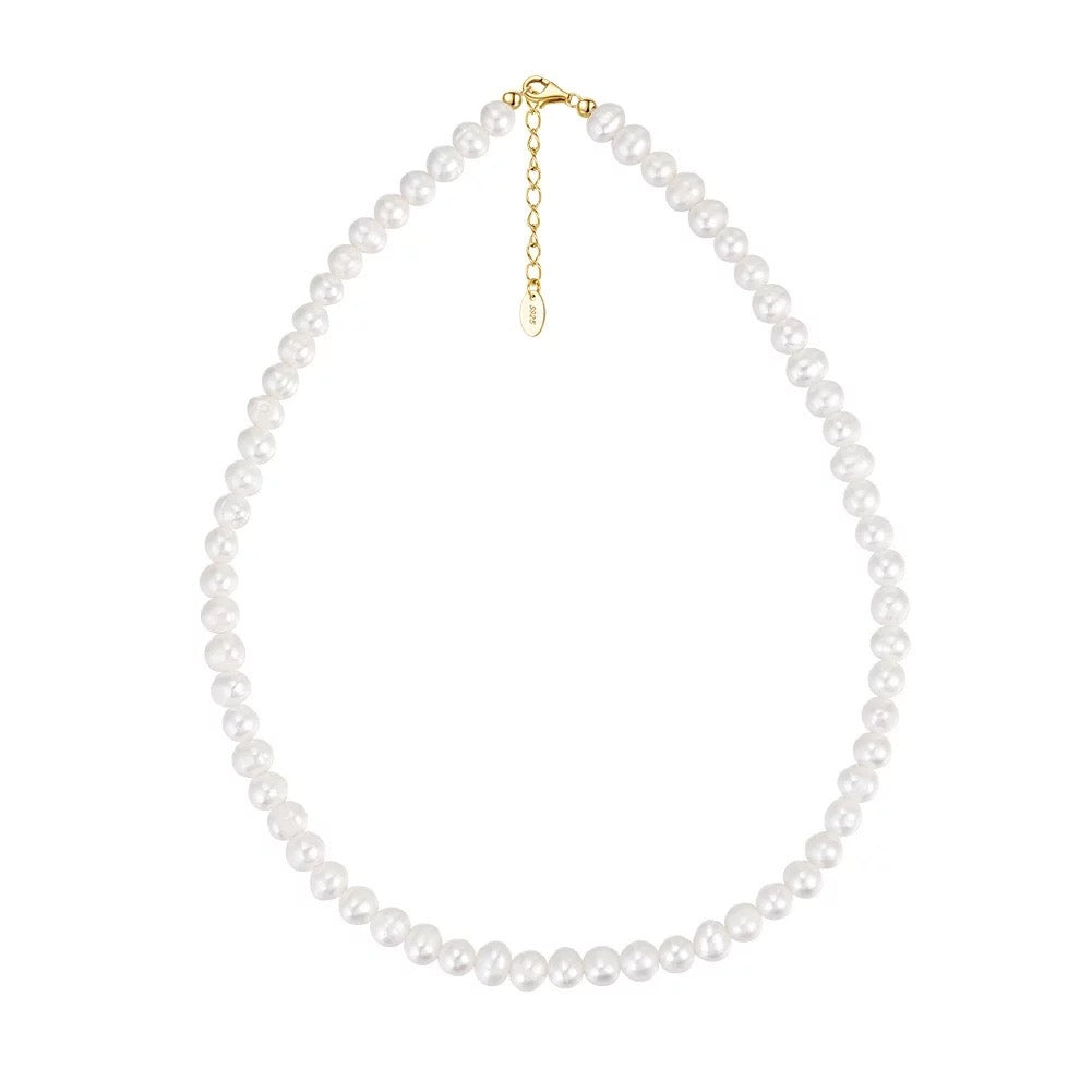pearl necklace natural freshwater pearls