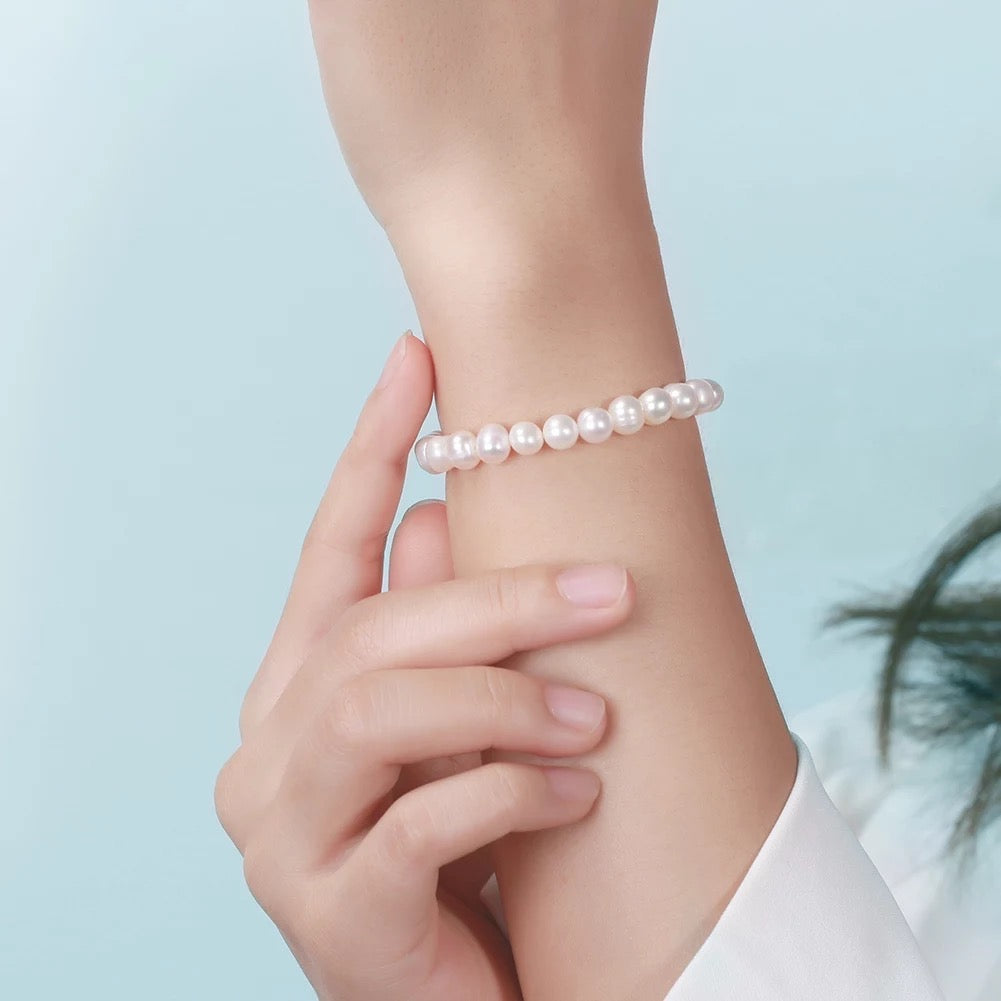 pearl necklace natural freshwater pearls