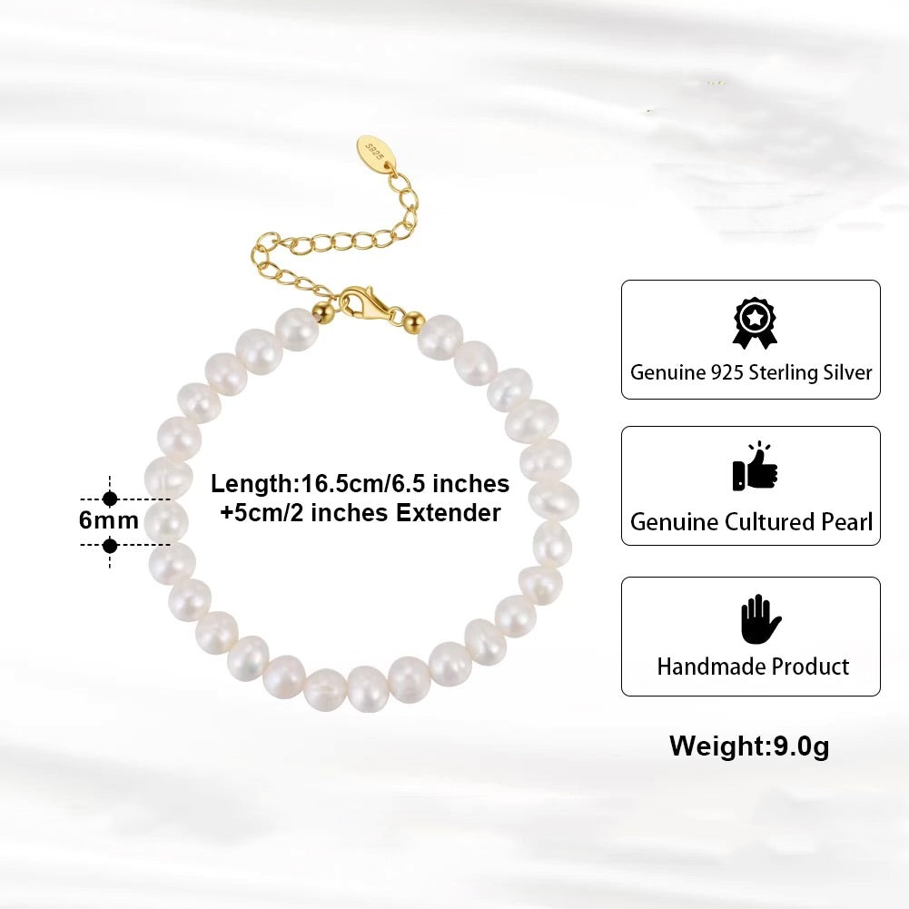 pearl necklace natural freshwater pearls