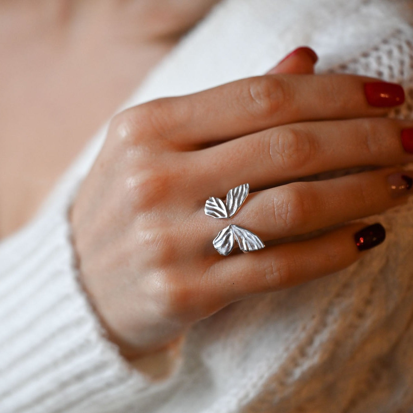 Handmade ring "Vintage Butterfly"