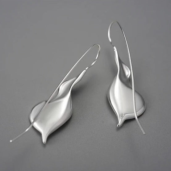 Handmade calla lily earrings