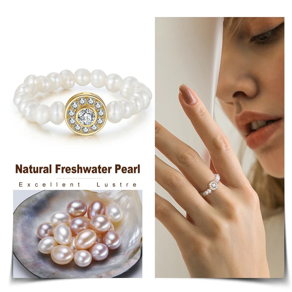 Handmade Victorian Freshwater Pearl Ring