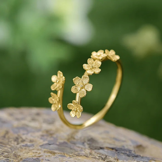 Forget-me-not ring small